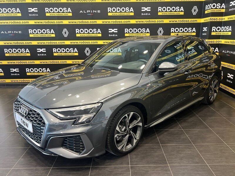 Gris Usado 2022 Audi A3 S-Line Berlina | 27.950 € (Precio justo) - Imagen 1/4