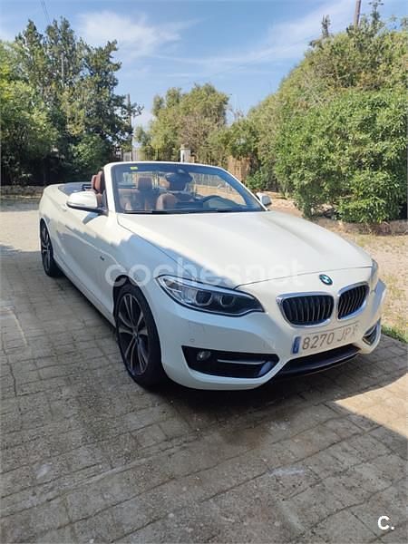 Blanco Usado 2016 BMW 220 Sport Line Descapotable | 23.000 € (Caro) - Imagen 1/4
