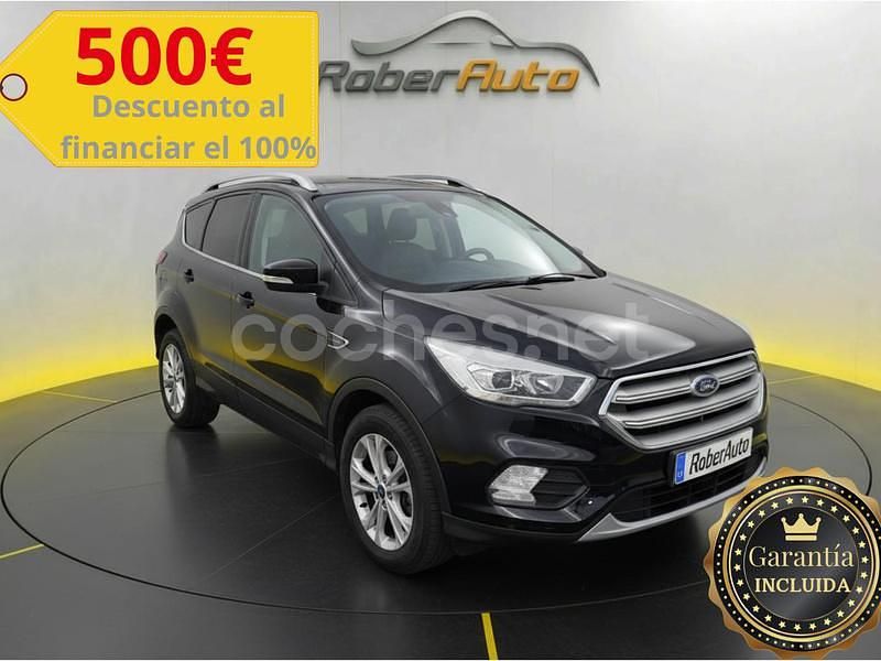 Negro Usado 2017 Ford Kuga Titanium SUV | 12.499 € (Buen precio) - Imagen 1/4