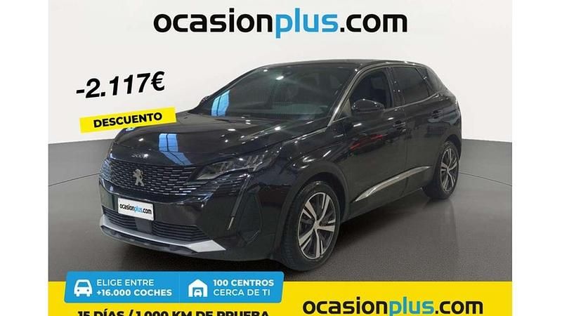 Negro Usado 2023 Peugeot 3008 Allure Monovolumen | 20.682 € (Precio justo) - Imagen 1/4