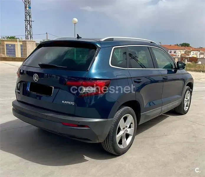 Usado Skoda Karoq Active 115 CV (84 kW) 2019 Azul SUV