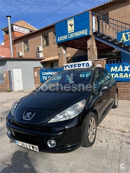 Usado Peugeot 307 110 CV (80 kW) 2007 Negro Berlina