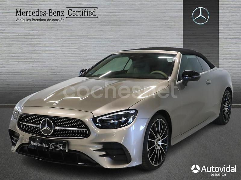 Gris / plata Usado 2023 Mercedes E450 Descapotable | 73.900 € (Precio justo) - Imagen 1/3