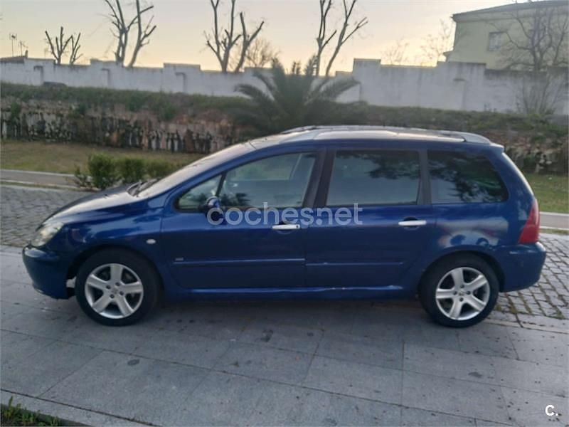 Usado Peugeot 307 110 CV (80 kW) 2004 Azul Familiar