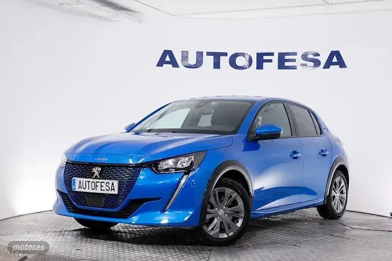 Azul Usado 2020 Peugeot e-208 Allure Utilitario | 14.750 € (Precio justo) - Imagen 1/4