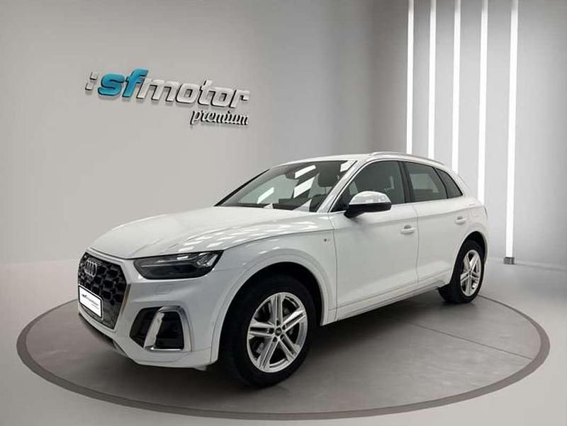 Blanco Usado 2021 Audi Q5 S-Line SUV | 35.900 € (Precio justo) - Imagen 1/4