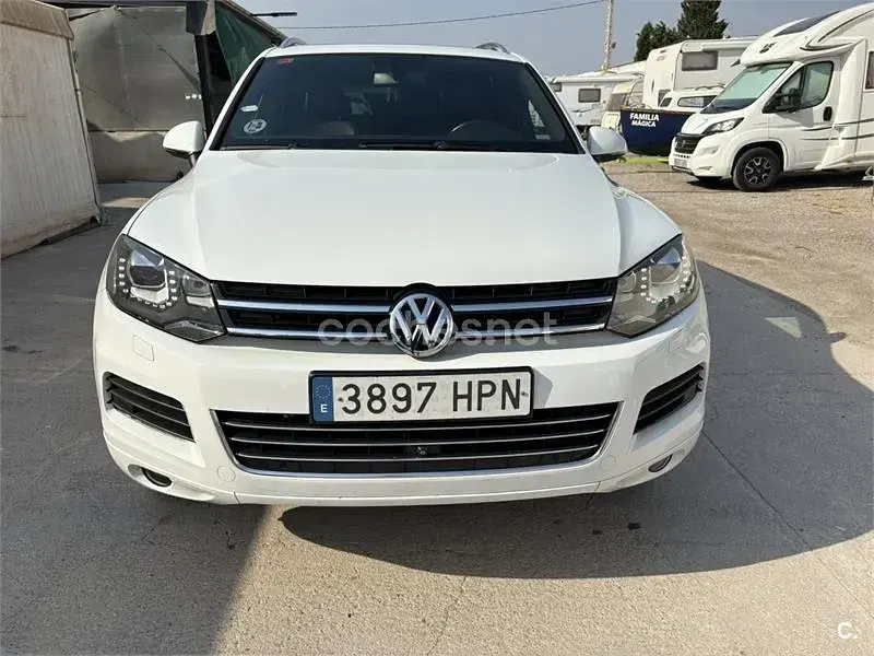 Usado VW Touareg 204 CV (150 kW) 2013 Blanco SUV