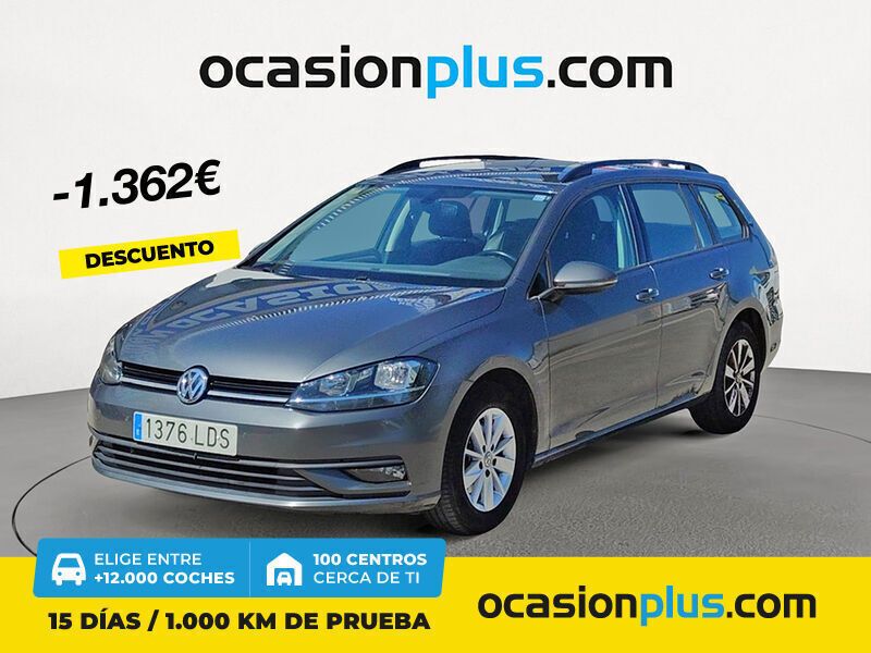 Gris Usado 2020 VW Golf VII Edition Familiar | 14.390 € (Precio justo) - Imagen 1/4