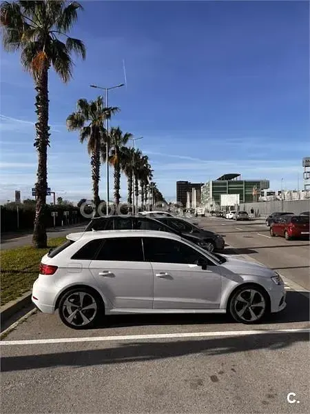 Usado Audi A3 S-Line 110 CV (80 kW) 2018 Blanco Berlina