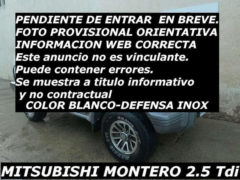 Usado Mitsubishi Montero 99 CV (72 kW) 1992 Blanco SUV