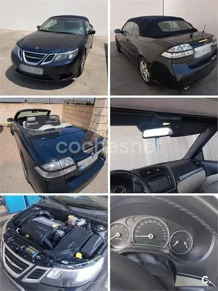 Usado Saab 9-3 Linear 150 CV (110 kW) 2008 Azul Descapotable