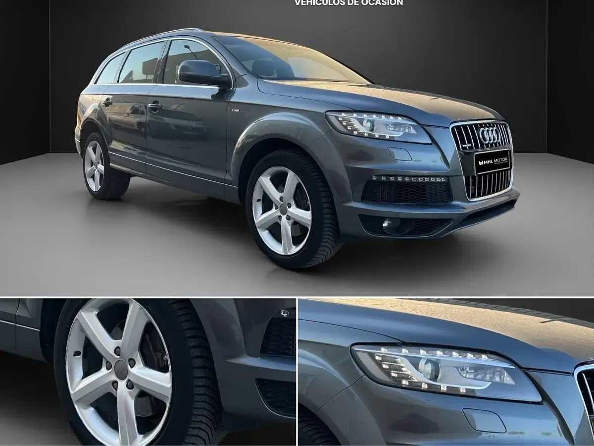 Usado Audi Q7 Ambition 245 CV (180 kW) 2015 Gris SUV