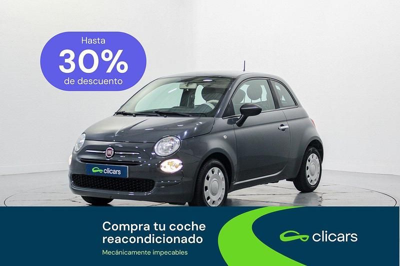 Usado Fiat 500 70 CV (51 kW) 2022 Gris Utilitario
