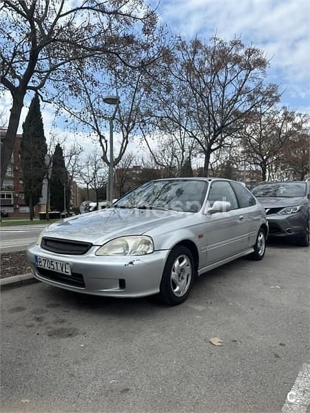 Usado Honda Civic S 90 CV (66 kW) 1999 Gris / plata Berlina