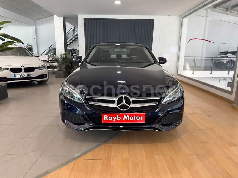 Usado Mercedes C220 170 CV (125 kW) 2017 Azul Berlina