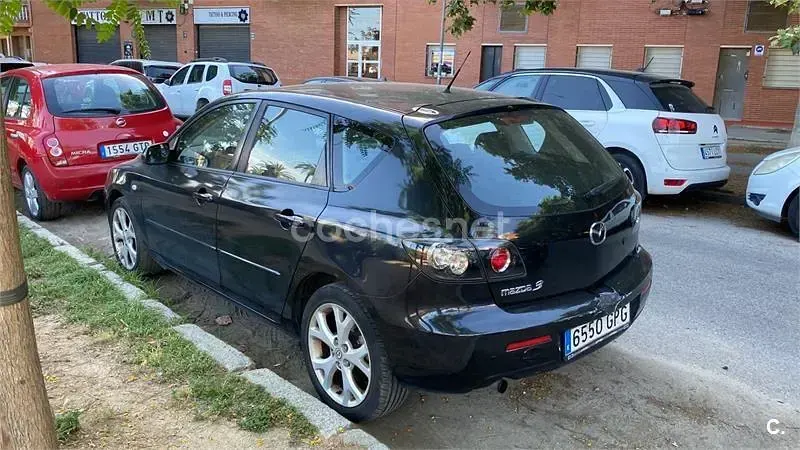 Usado Mazda 3 Sportive 143 CV (105 kW) 2009 Negro Berlina