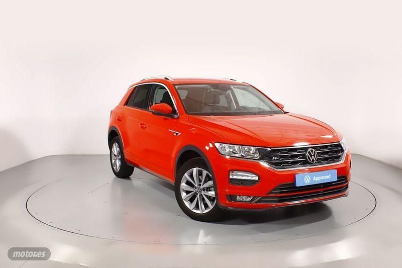 Rojo Usado 2021 VW T-Roc Advance SUV | 23.800 € (Precio justo) - Imagen 1/4