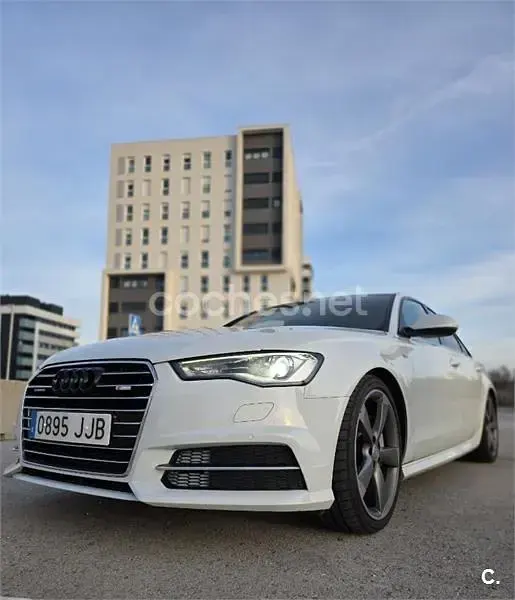 Usado Audi A6 S-Line 218 CV (160 kW) 2015 Blanco Berlina