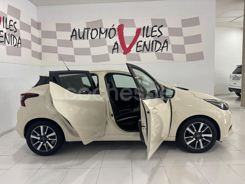 Usado Nissan Micra N-Connecta 90 CV (66 kW) 2018 Blanco Utilitario