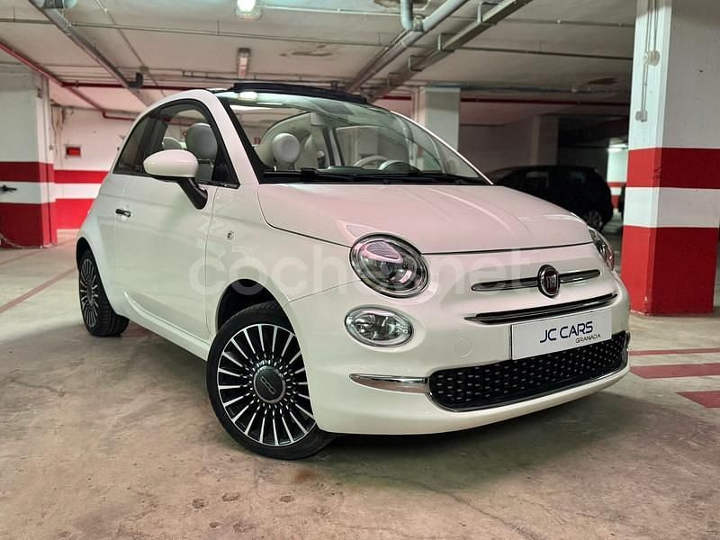 Usado Fiat 500C Lounge 69 CV (50 kW) 2018 Blanco Descapotable