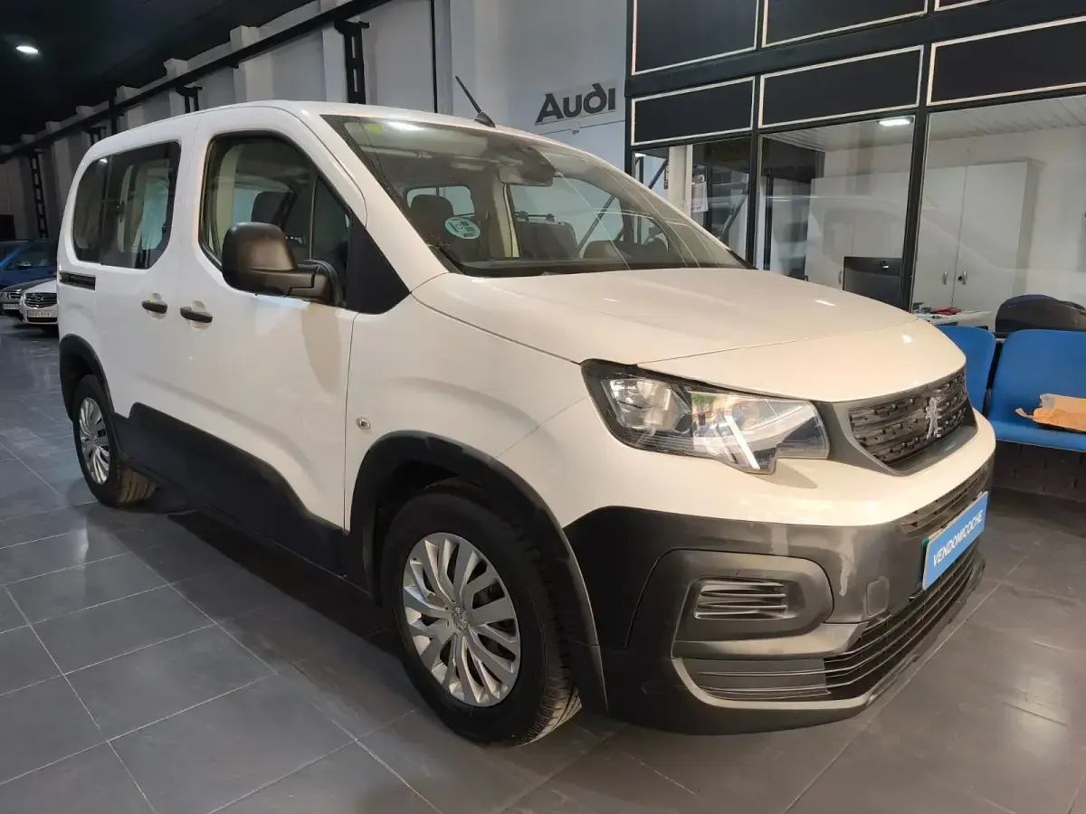 Usado Peugeot Partner S 98 CV (72 kW) 2022 Blanco Monovolumen