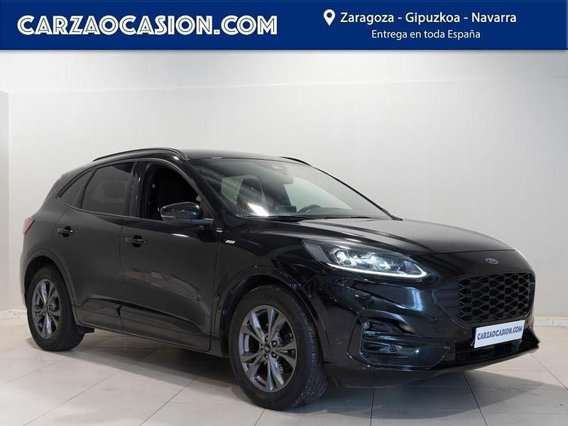 Negro Usado 2022 Ford Kuga ST-Line SUV | 22.995 € (Precio justo) - Imagen 1/4