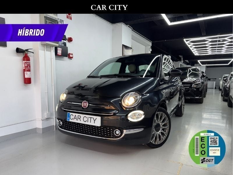 Negro Usado 2022 Fiat 500C Dolcevita Descapotable | 11.999 € (Precio justo) - Imagen 1/4