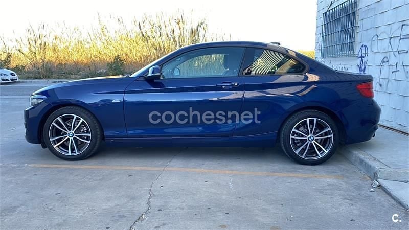 Usado BMW 218 150 CV (110 kW) 2017 Azul Coupe