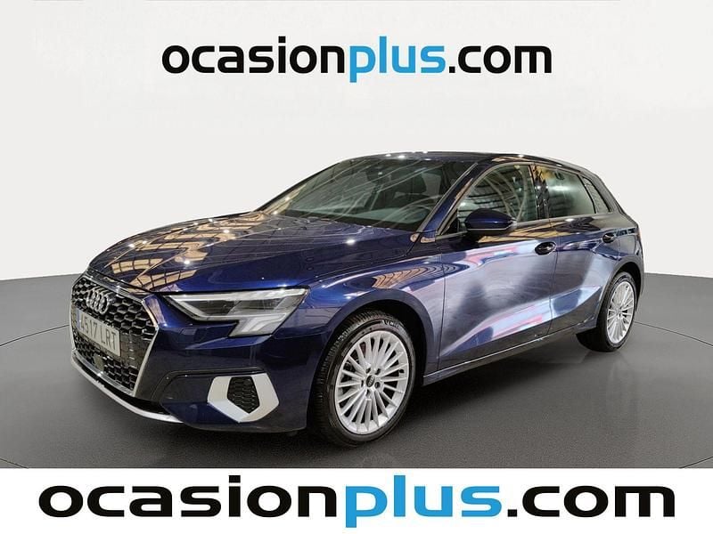 Azul Usado 2021 Audi A3 Sportback Advanced Plus Utilitario | 19.910 € (Buen precio) - Imagen 1/4
