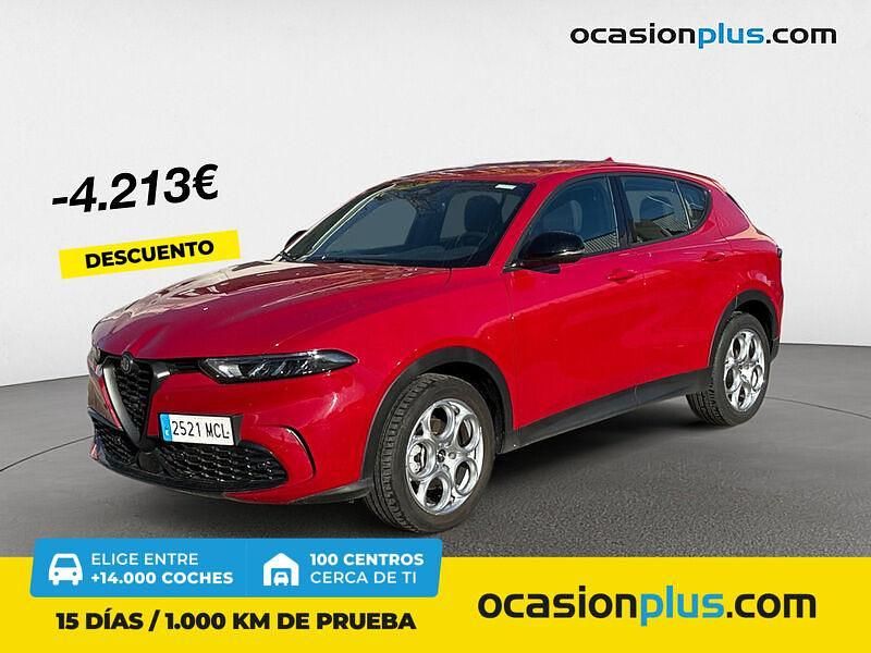 Rojo Usado 2022 Alfa Romeo Tonale Sprint SUV | 24.790 € (Precio justo) - Imagen 1/4