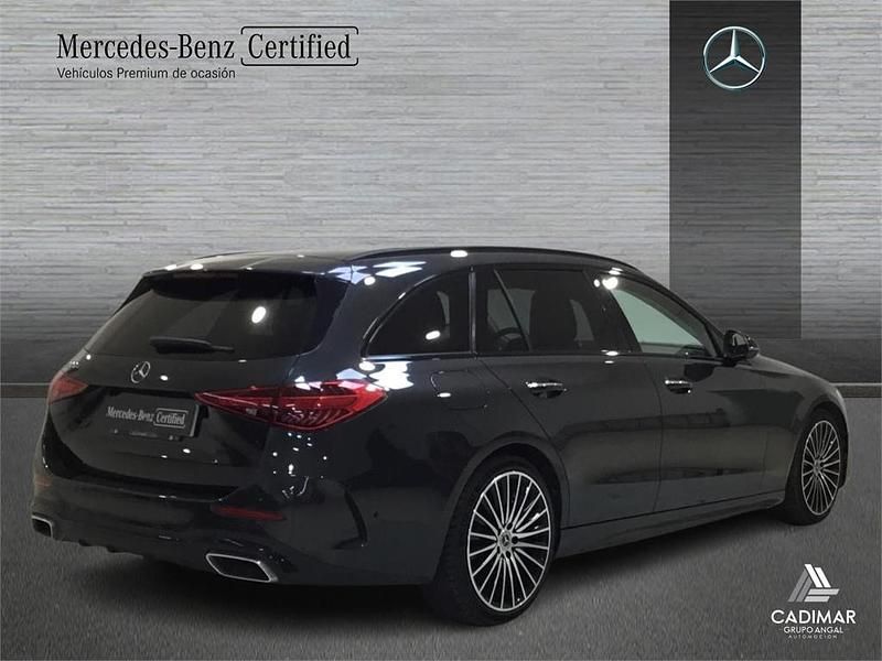 Usado Mercedes C220 200 CV (147 kW) 2021 Gris Familiar