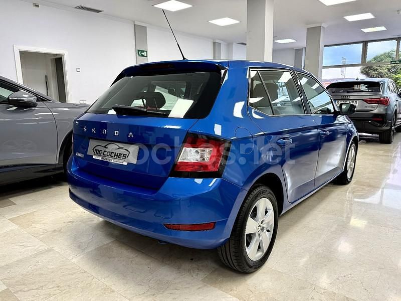 Brugt Skoda Fabia Ambition 95 HK (69 kW) 2021 Blå Sedan