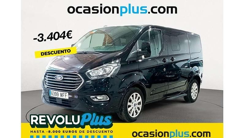 Negro Usado 2023 Ford Tourneo Custom Titanium Monovolumen | 31.810 € (Super precio) - Imagen 1/4