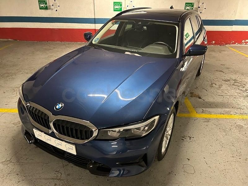 Usado BMW 320e Shadowline 190 CV (139 kW) 2021 Azul Familiar
