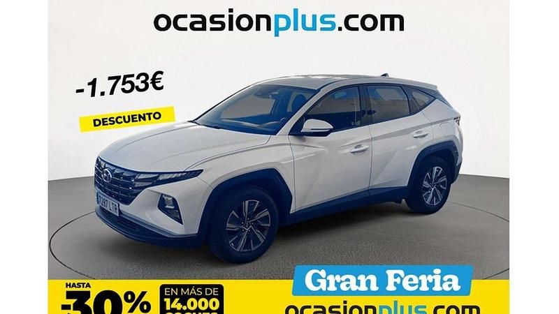 Blanco Usado 2021 Hyundai Tucson SUV | 17.282 € (Precio justo) - Imagen 1/4