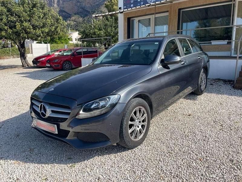 Gris Usado 2016 Mercedes C220 Executive Familiar | 14.999 € (Precio justo) - Imagen 1/4