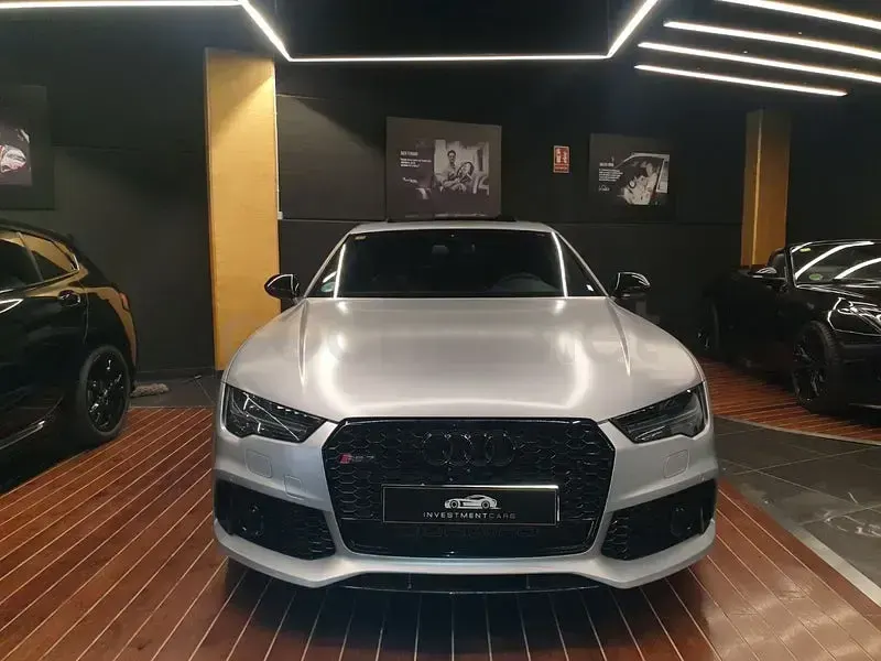Usado Audi RS7 Sportback 560 CV (411 kW) 2015 Gris / plata Utilitario