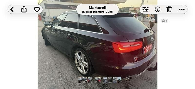Usado Audi A6 S-Line 245 CV (180 kW) 2014 Negro Familiar