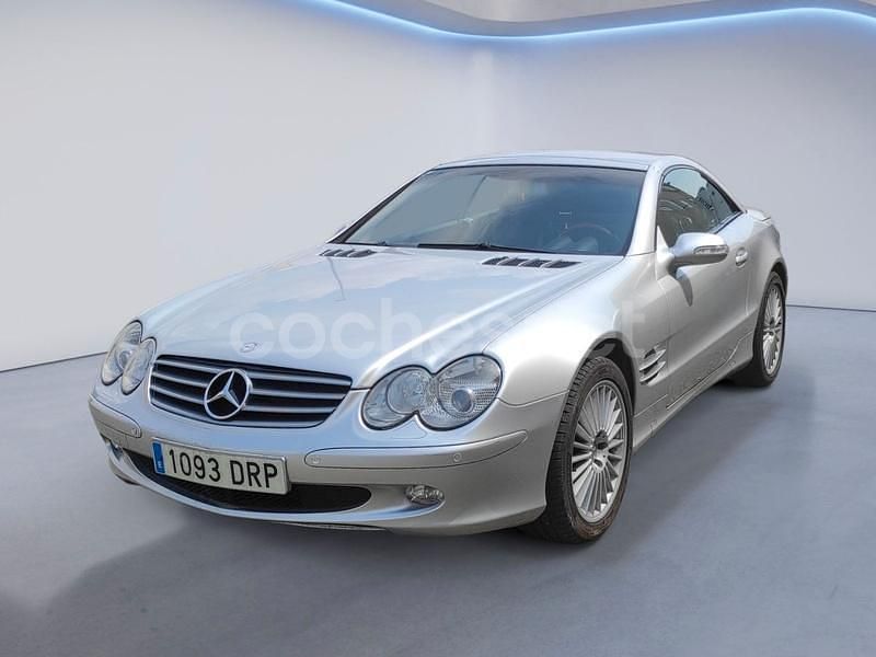 Gris / plata Usado 2002 Mercedes SL500 Descapotable | 14.999 € (Buen precio) - Imagen 1/4