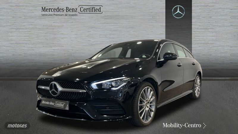 Negro Usado 2022 Mercedes CLA250e Shooting Brake AMG line Familiar | 40.205 € - Imagen 1/4