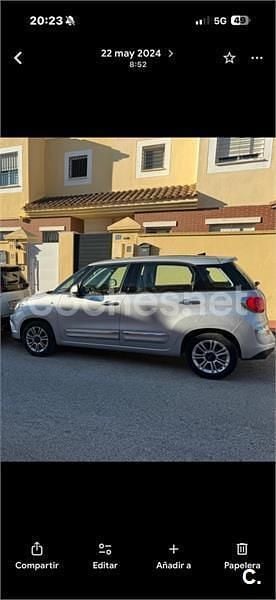 Usado Fiat 500L Cross 95 CV (69 kW) 2018 Gris / plata Monovolumen