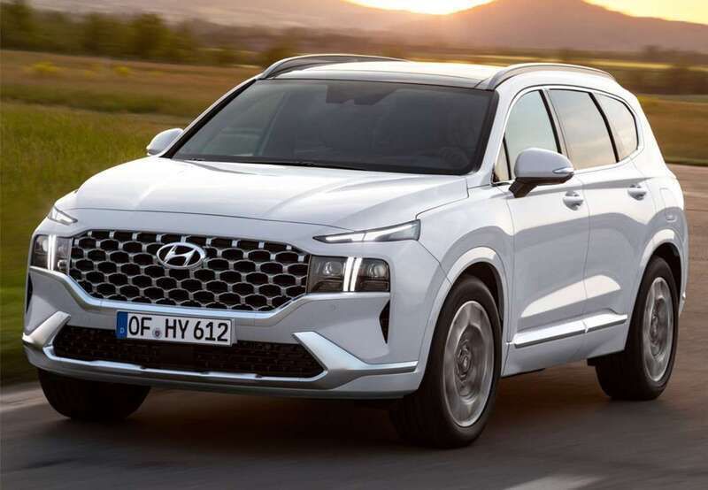Negro Usado 2020 Hyundai Santa Fe SUV | 22.900 € (Buen precio) - Imagen 1/4