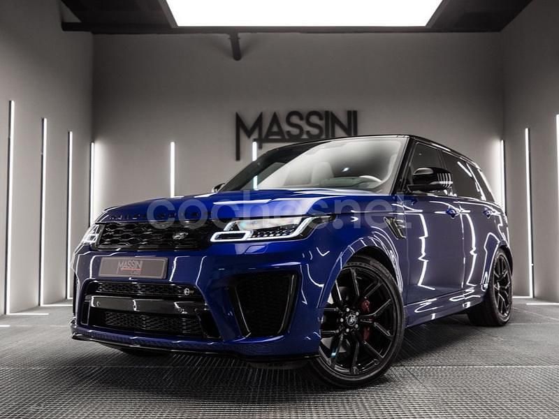 Azul Usado 2021 Land Rover Range Rover Sport SVR SUV | 87.999 € - Imagen 1/4
