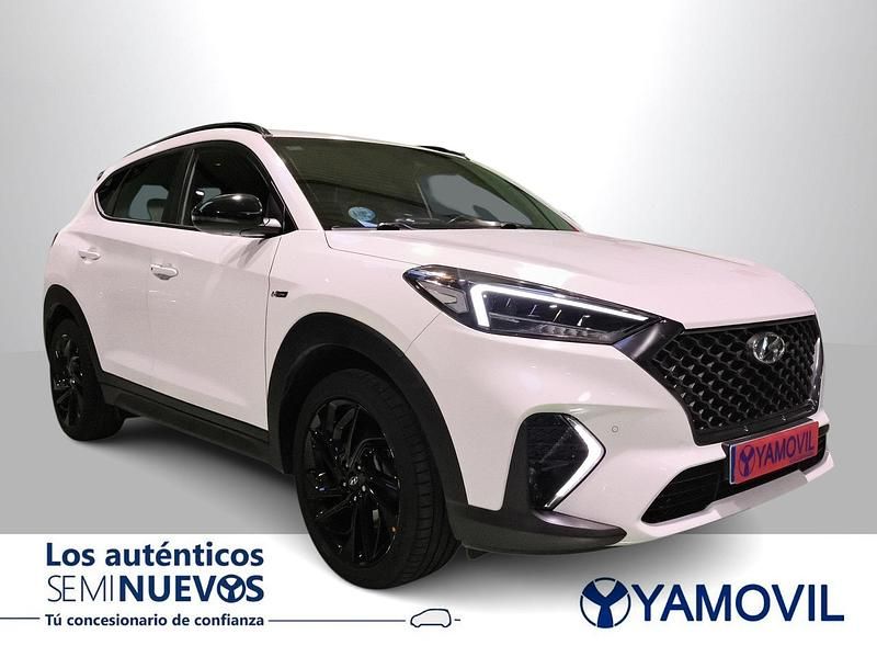 Usado Hyundai Tucson N Line 136 CV (100 kW) 2019 Blanco SUV