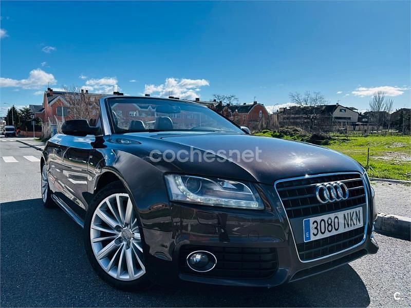 Usado Audi A5 Cabriolet S-Line 211 CV (155 kW) 2011 Marrón Descapotable