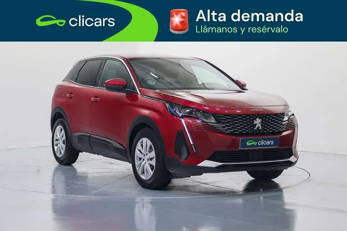 Usado Peugeot 3008 Active 131 CV (96 kW) 2021 Rojo SUV