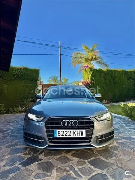 Usado Audi A6 S-Line 190 CV (139 kW) 2018 Azul Berlina