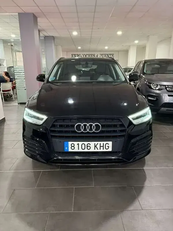 Usado Audi Q3 150 CV (110 kW) 2018 Negro SUV