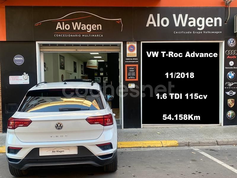 Usado VW T-Roc Advance 115 CV (84 kW) 2018 Blanco SUV