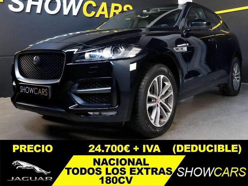 Negro Usado 2020 Jaguar F-Pace R-Sport SUV | 23.700 € (Super precio) - Imagen 1/4